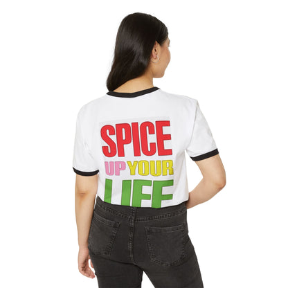 Retro Ringer T-Shirt Spice Girl Inspired Tee