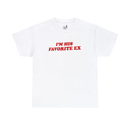 His Fav Ex Unisex Heavy Cotton Tee