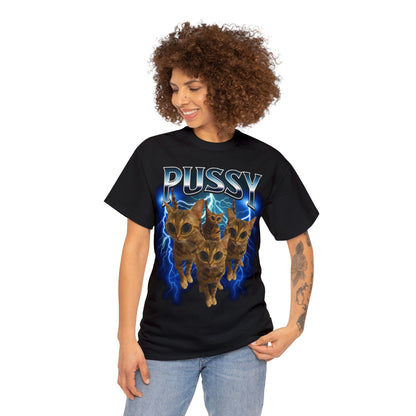 Cat Retro  Cotton Tee