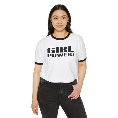 Retro Ringer T-Shirt - Girl Power 90's Nostalgia Spice Girl Era Tee