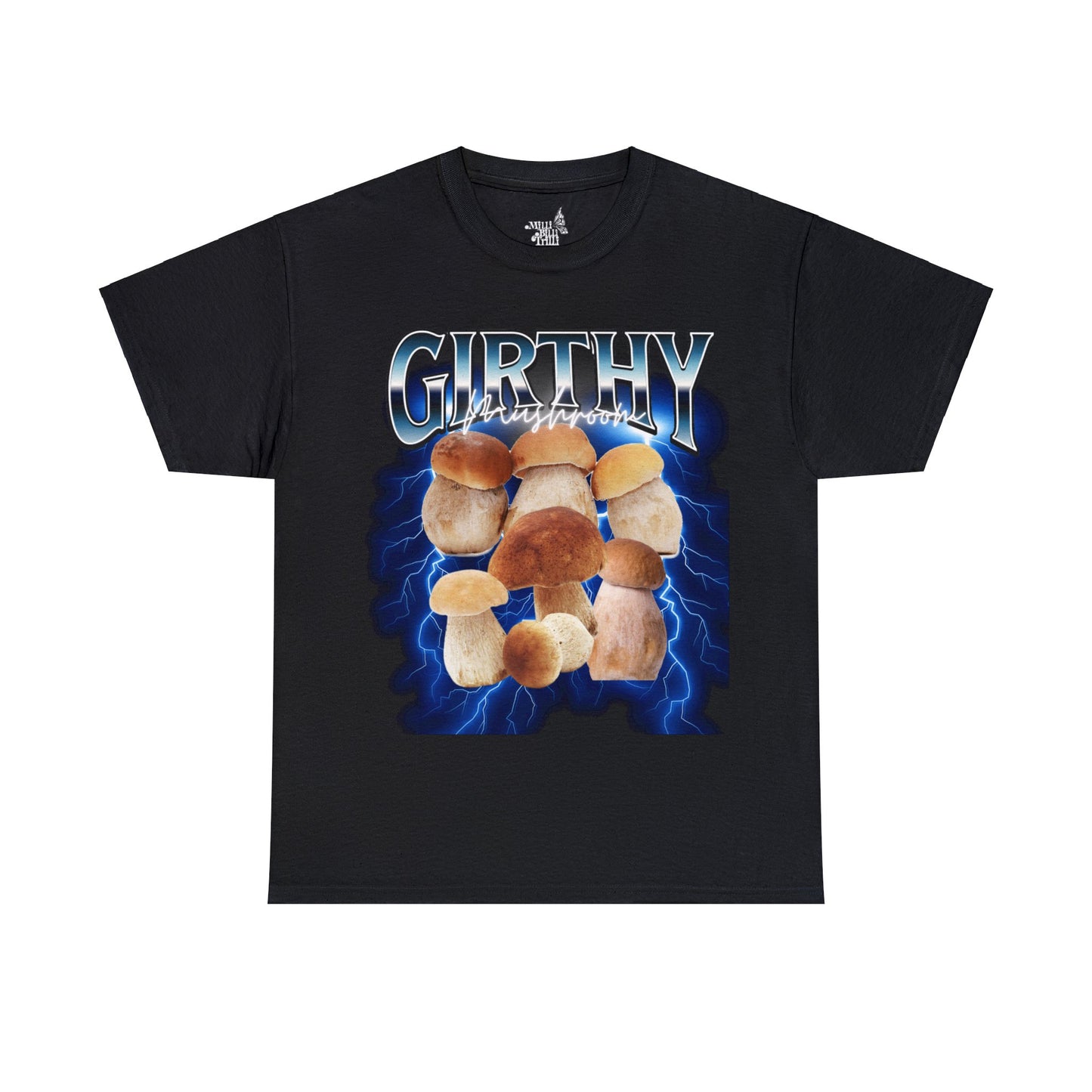 A Girthy Mushroom Unisex Heavy Cotton Tee