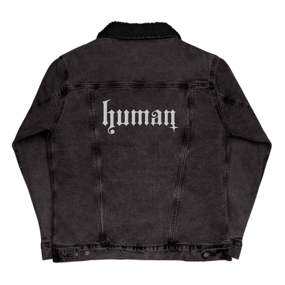 Human Design denim sherpa jacket