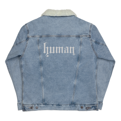 Human Design denim sherpa jacket